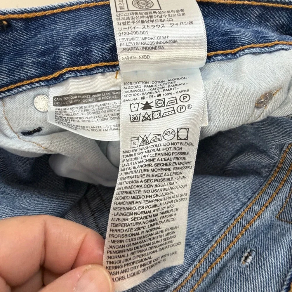 Levi's 550 Men's Relaxed Fit Blue Jeans Stonewash Blue 42X30‎